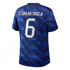 Frankrike Eduardo Camavinga #6 Hemmakläder VM 2026 Kortärmad